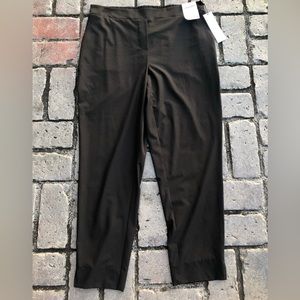 Calvin Klein Women’s Black Mid Rise Slim Stretch Dress Pants Size Large NWT